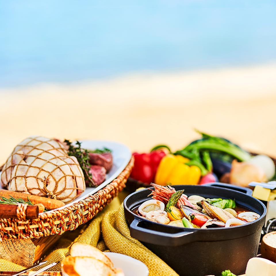 目と舌で味わうBBQディナー