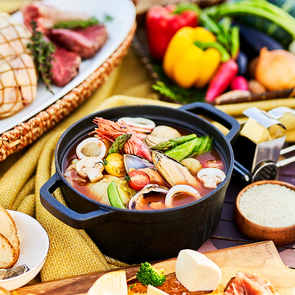 目と舌で味わうBBQディナー